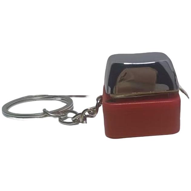Shock Prank Button Keychain: Trendy Gag Toy for Fun and Decompression