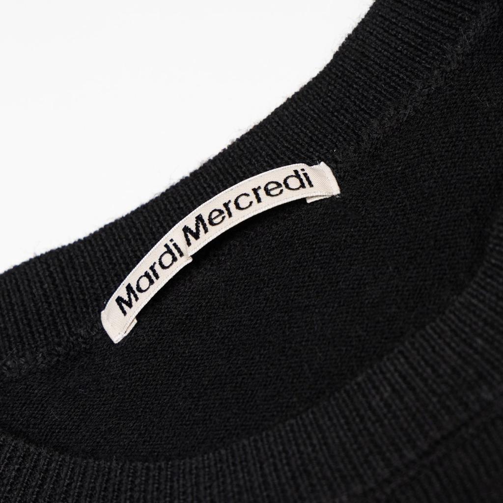 Mardi SS24 Unisex Lettered Ribbon Pullover Knit Sweater