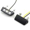 Waterproof 12V LED Rear Tail Light Motorcycle License Plate Lamp Durable Outdoor Tag Light Bright Night Visibility Auto Part