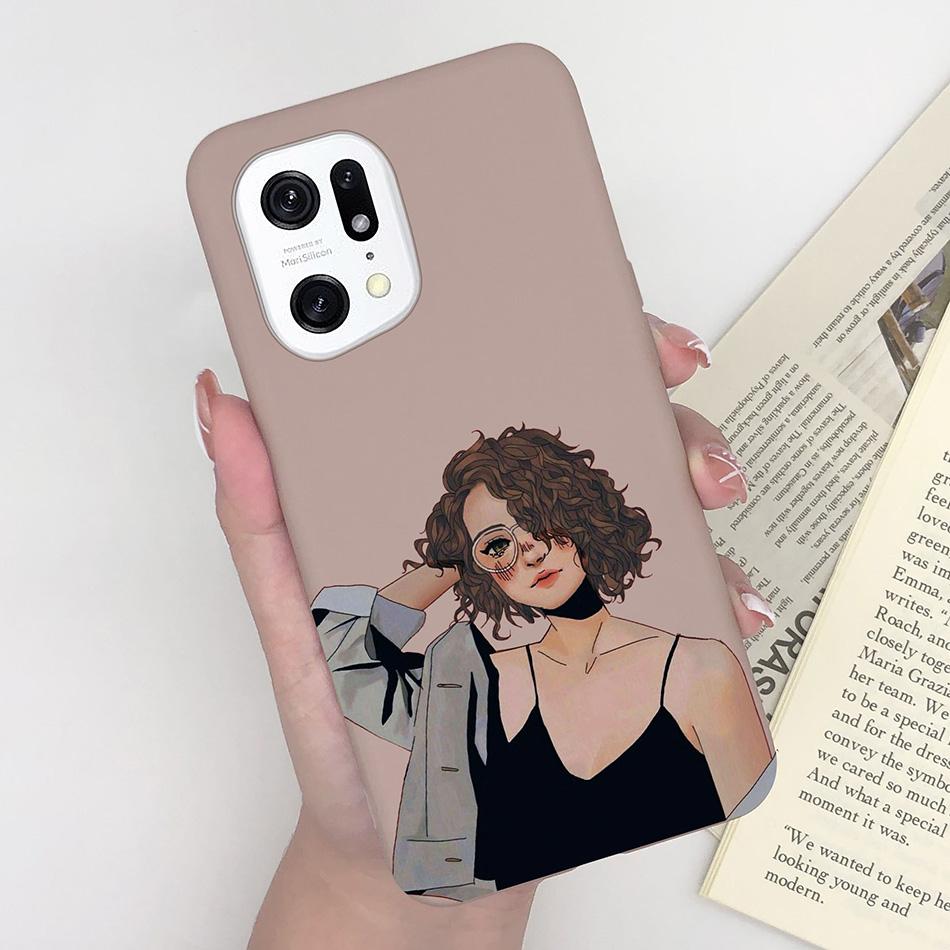 Für Oppo Find X5 Pro Lite Handyhülle Schmetterling Mattes Silikon Stoßfest Schwarze Abdeckung Für Oppo FindX5 X5Pro X5Lite Funda Coque