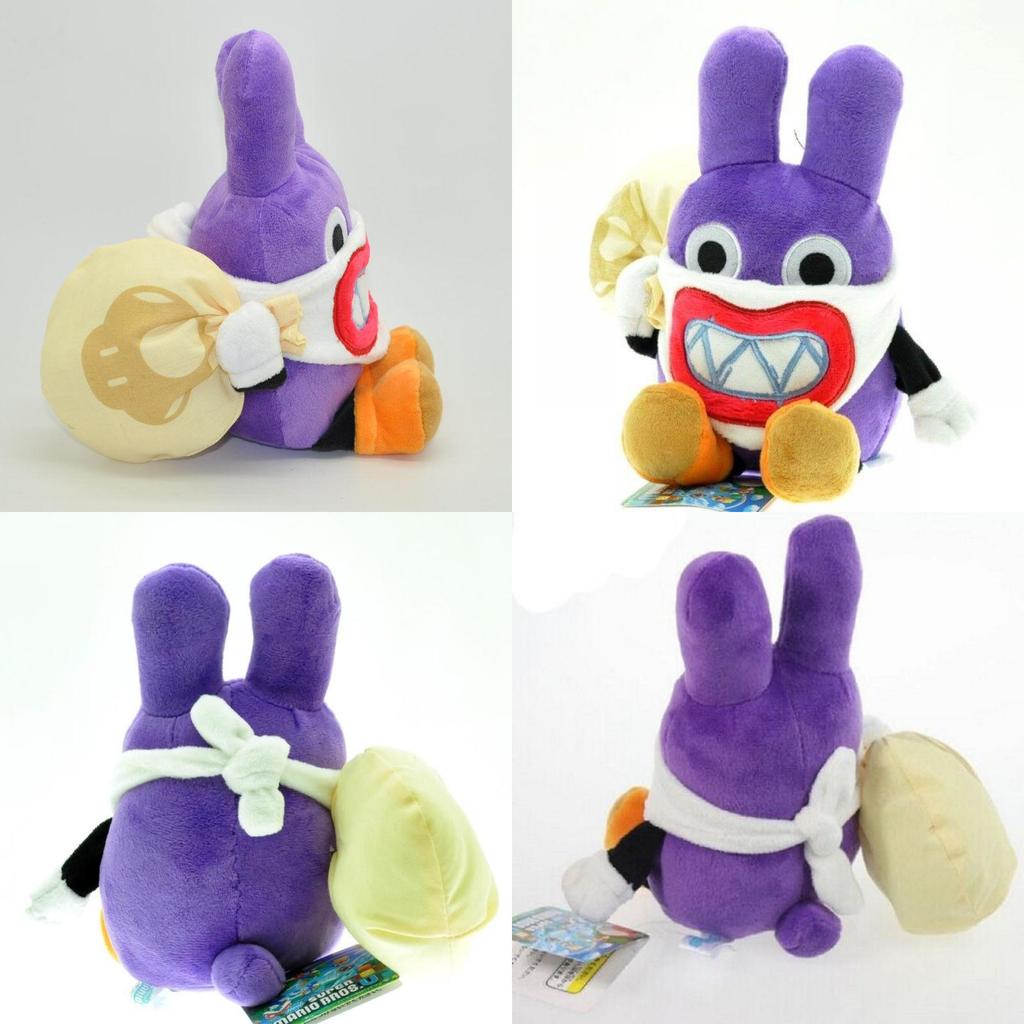 Super Mario Bros U Thief Nabbit Rabbit Plush Stuffed Doll Toy 19cm Versatile And Adorable Xmas Gift