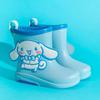 Children's Rain Boots with Fleece Lining Kuromi Cinnamoroll Hello Kitty Girls' Rain Boots Non-Slip Kids' Rubber Shoes