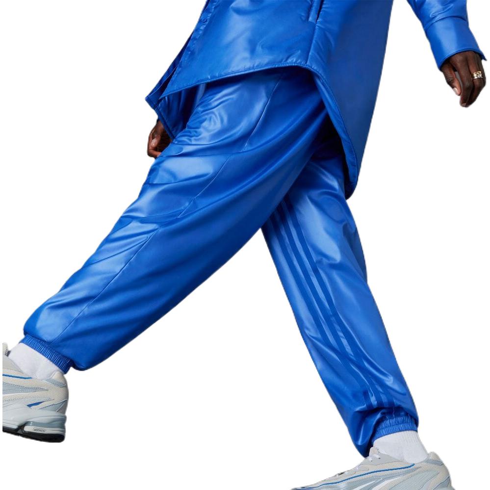 Adidas Originals BLUE VERSION Knitted Sweatpants Women's Blue Moderate Cuffed Pants HK7252