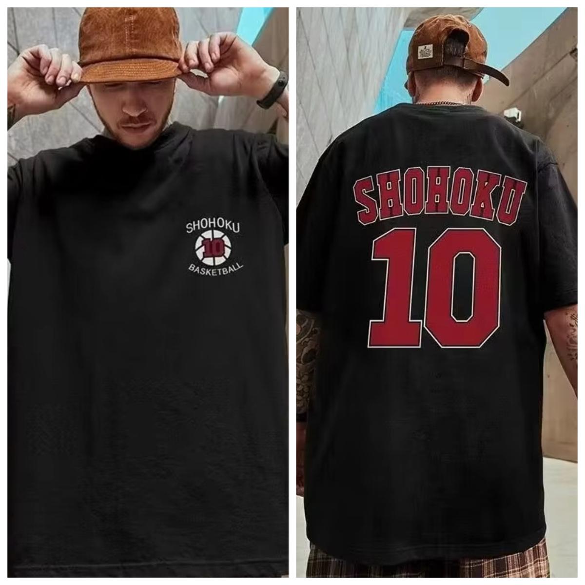 

2026 New Vintage American Basketball Number Ten Print Tshirt Short Sleeve Streetwear Mens and Womens Tshirt Mens Top M
