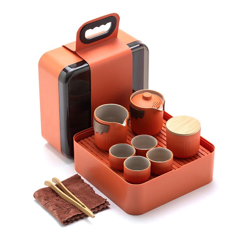 Tao Ding Xuan Portable Ceramic Travel Tea Set