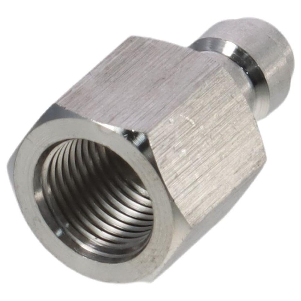 Rostfritt Stål 8mm Snabbkoppling Plugadapter 1/8 NPT PCP Paintball Laddningskopplingar Invändig Gänga med Tätnings O-ring