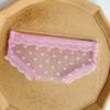 Unique Briefs Shape Cosmetic Bag Lace Heart Mesh Makeup Storage Pouch Y2K Transparent Toiletry Bag Storage for Travel