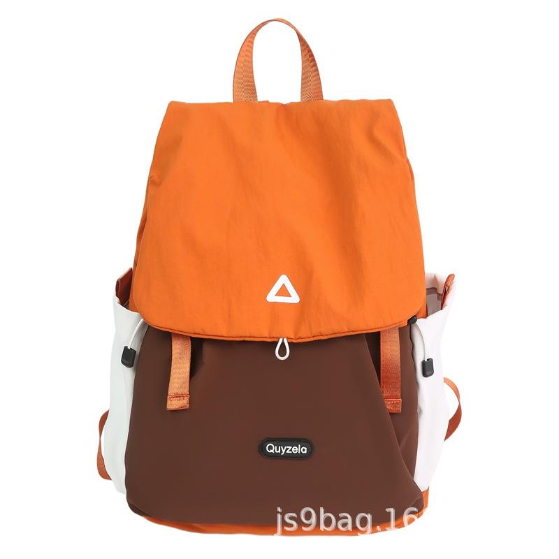 Schoolbag Korean version of the new travel backpack women's lightweight drawstring school bag student backpack commuter computer bag leisure backpack