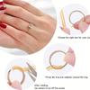 Transparent Spiral Ring Adjuster Set Invisible Silicone Guards for Loose Rings 4 Sizes Secure Fit for Men and Women