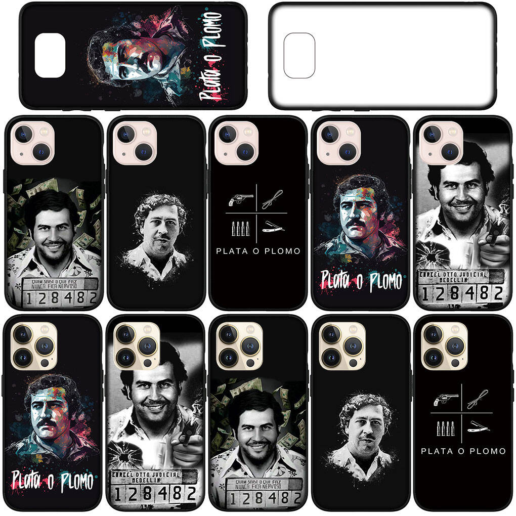 for iPhone 17 16 15 Xiaomi Poco F7 F8 X7 X6 C85 C75 C71 M8 Redmi Note 14 13 12 11 Pro Max 14C 13C 15C A3 A4 Phone Case Pablo Escobar Narcos Cover