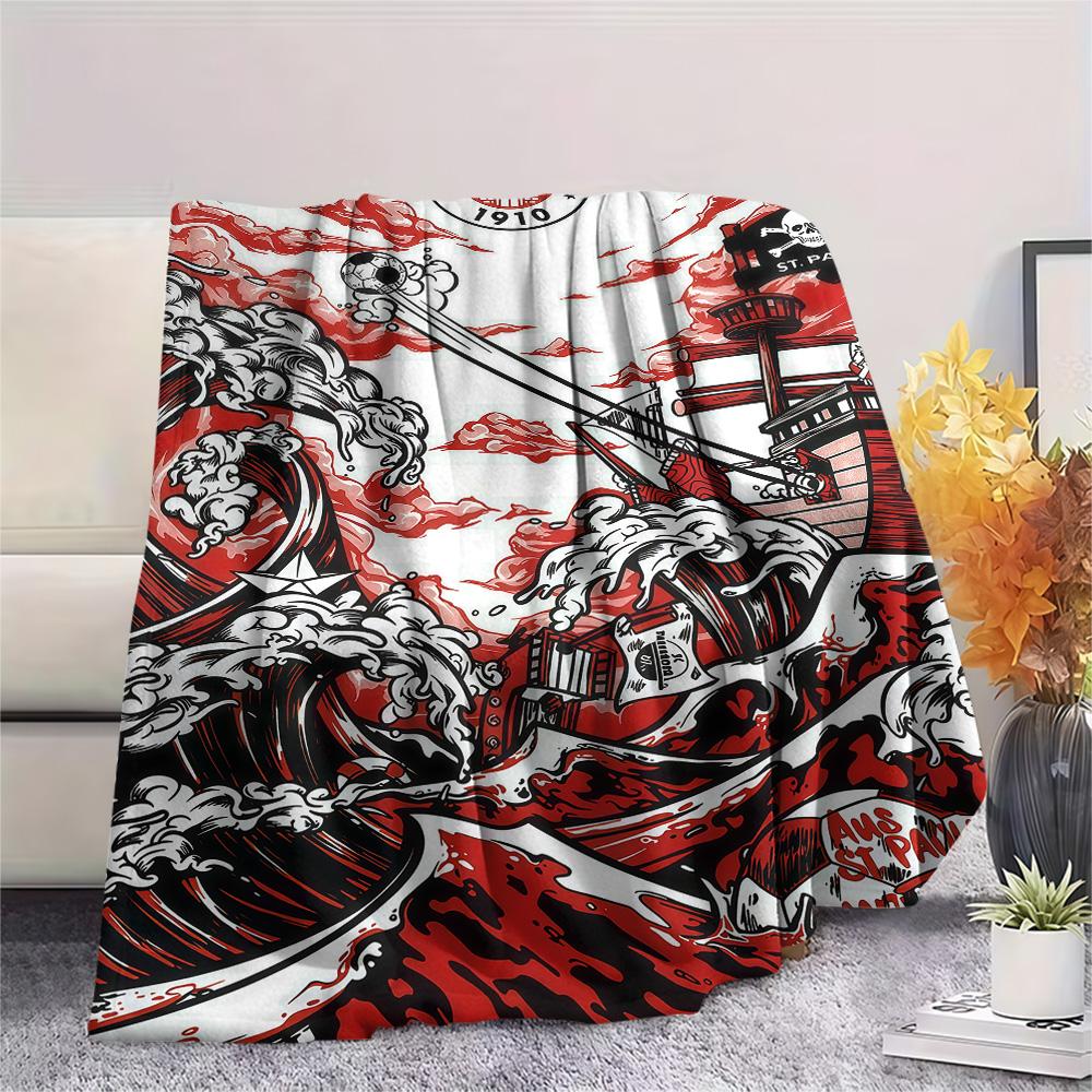 St. Pauli poster FlAannel Blanket, High quality Comfortable for All Seasons, Home Decor, Warmth and Comfort