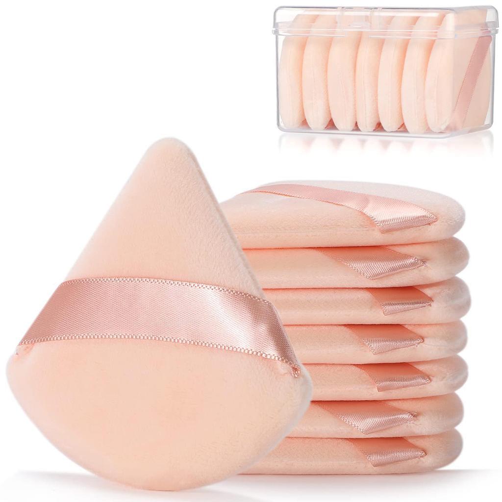 Cross-Border Triangle Powder Puff: Loose Powder Makeup Tool