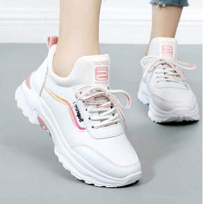 Ins22 summer new mesh breathable with skirt student shoes 35 розовый