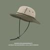 Japanese Oversized Bucket Hat, UV Protection Adjustable Drawstring Unisex Hat for Summer Outdoor Fishing Hiking Casual Headwear