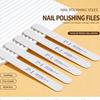 2PCS Double-sided Nail File 100/180/240 Grit Professional Sandpaper Cuticle Remover Buffer Files Manicure Tool Set