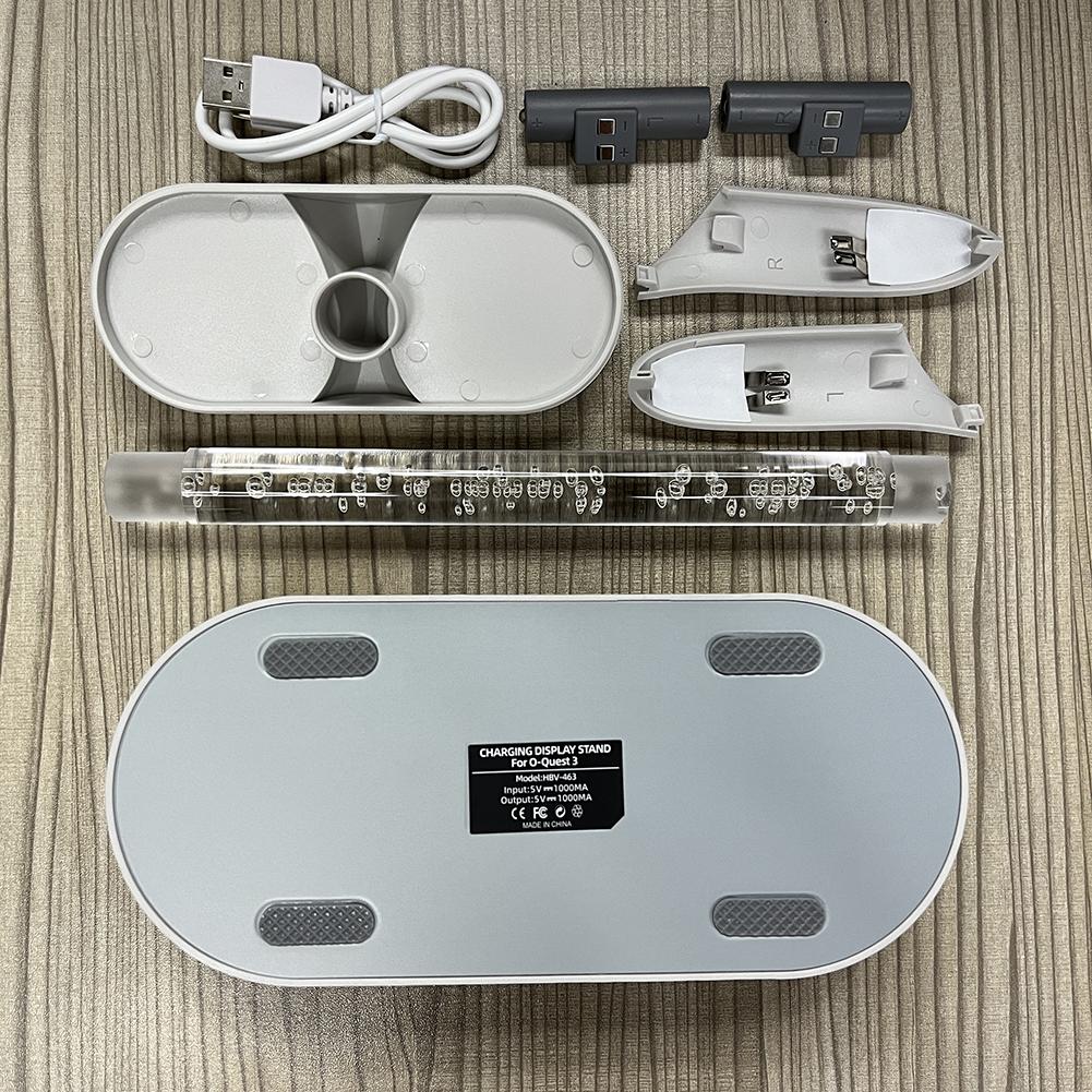 Desktop VR Stand Controller Charger Non-slip VR Glasses Storage Stand VR Headset Controller Stand for Oculus/Meta Quest 3