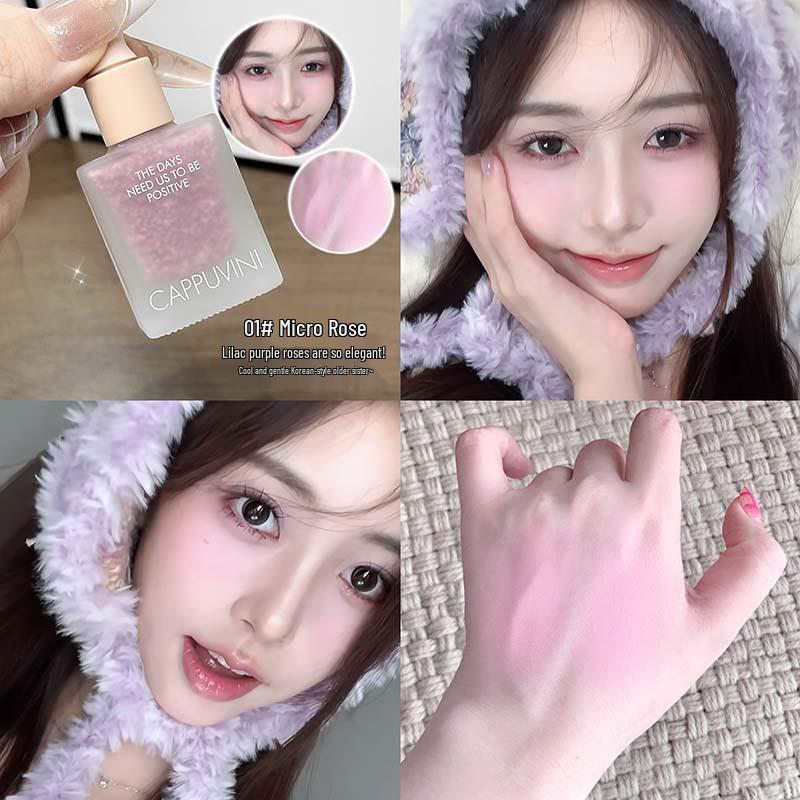 CAPPUVINI Натуральные освежающие шариковые румяна - Стойкий, легкий жидкий цветной макияж, придающий объем