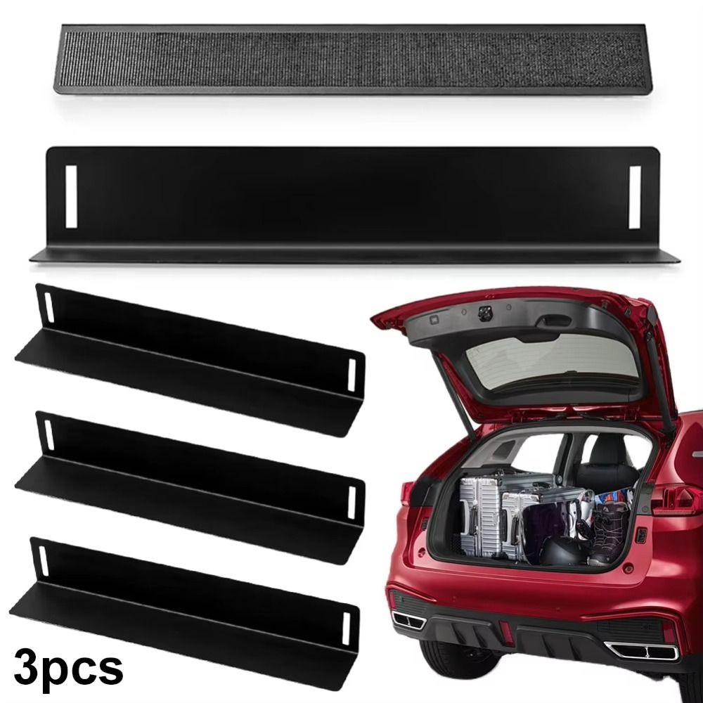 Sturdy Locking System Cargo Divider Non-Slip Boot Separator Storage Box Luggage Holder Car Trunk