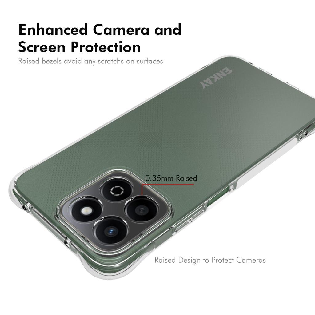 For Honor X7c 4G/200 Smart 5G Clear Phone Case ENKAY HAT PRINCE Shockproof Anti-Slip TPU Cover