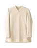 Seven Uniform CU1965-3 Ivory SS V-Neck Long Sleeve T-Shirt