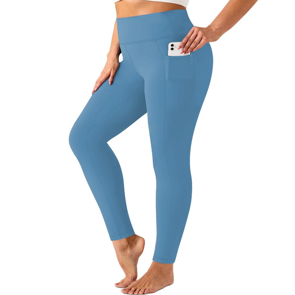 Plus-size Yoga Pants for Women Fitness-friendly High-waisted Waist-cinching Butt-lifting High-stretch Sports Leggings Plus-size Yoga Pants