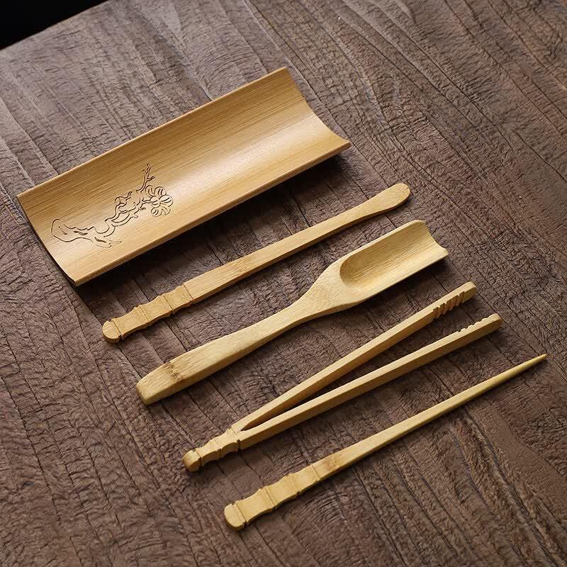 UOSO Bamboo Tea Ceremony 3-Piece Tool Set
