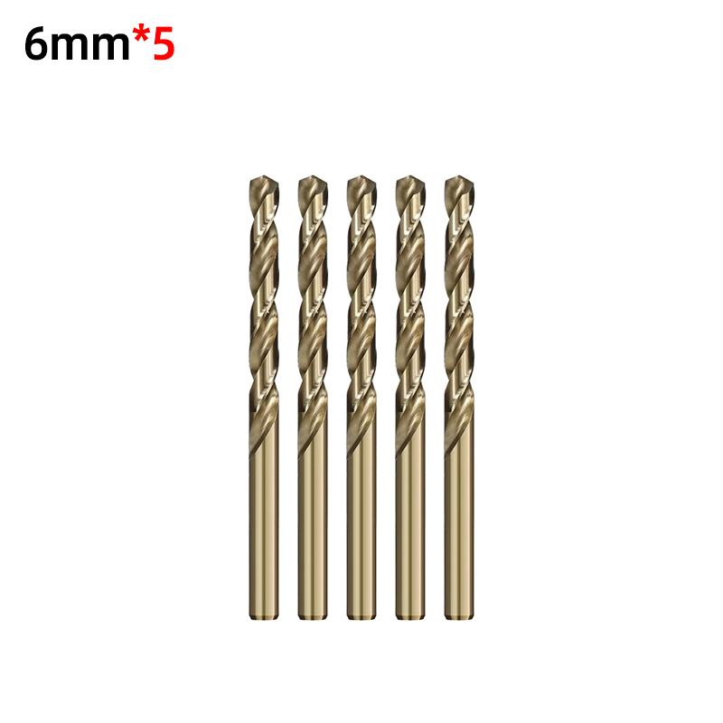 Metal Drill Cobalt Twist Drill Bit Set 1-13mm HSS M35 Stainless Steel Twist Drills The Whole Ground Metal Reamer Hole Tools