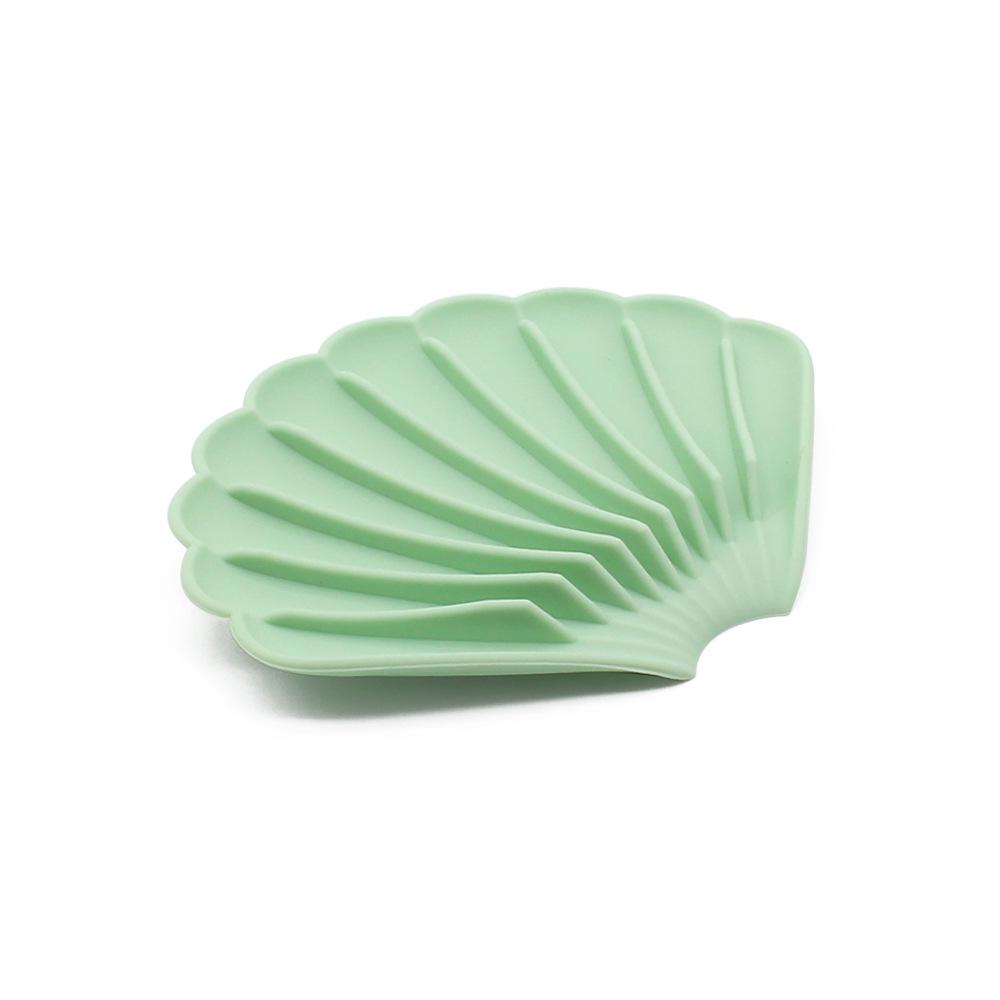New Silicon Kitchen Bathroom Flexible Soap Dish Storage Holder Soapbox Antiskid Home Supplies
