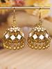 Retro Bohemian Tassel Bell Earrings with Hollow-Out Design