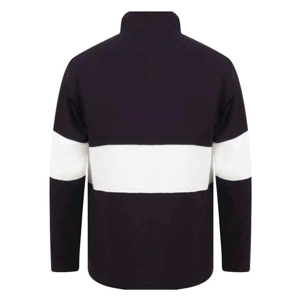 Front Row Unisex dospělý panelovaný zip s výstřihem