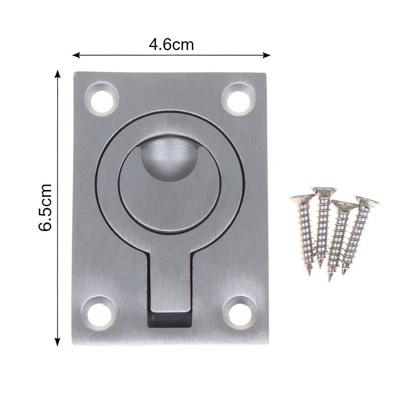 Durable 316 Stainless Steel Marine Boat Deck Hatch Flush Pull Lift Handle Ring Door Knobs Handles Pull Ring