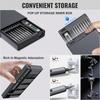 3.7V Electric Screwdriver,Mini Precision Screwdriver Set Cordless Magnetic Bit Screwdrivers Rechargeable 68 In 1 Repair Tool