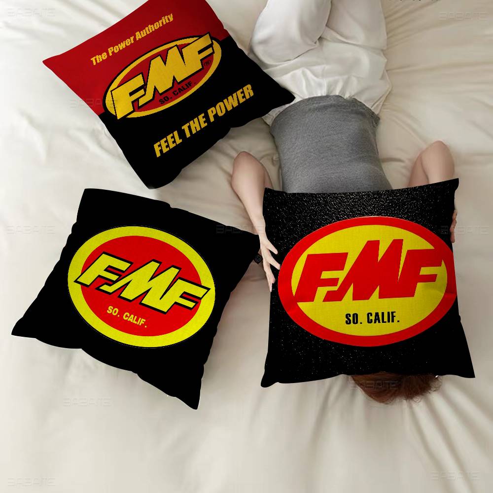 Fmf Racing Logo Pillow Gift Home Office Decoration Bedroom Sofa Car Cushion Cover Case 45X45