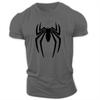Summer Casual Sports Fashion 3D Printed Spider Adult Crewneck Short Sleeve Large Size Men's T-shirt Loose Quick Dry Comfortable