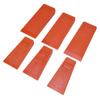 6pcs Chainsaw Wedges Increasing Friction Red Durable Plastic Tree Cutting Supplies for Woodworking