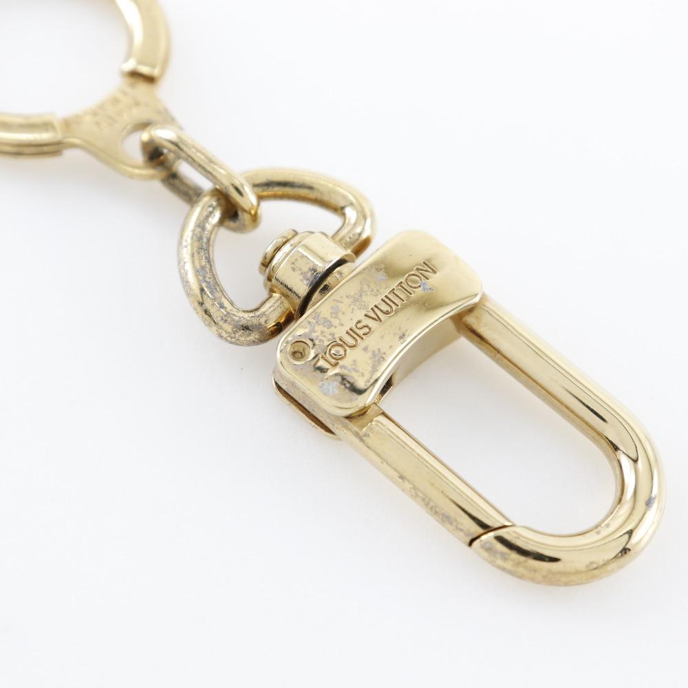 Louis Vuitton Anokle Key Ring Plated Gold Unisex Used