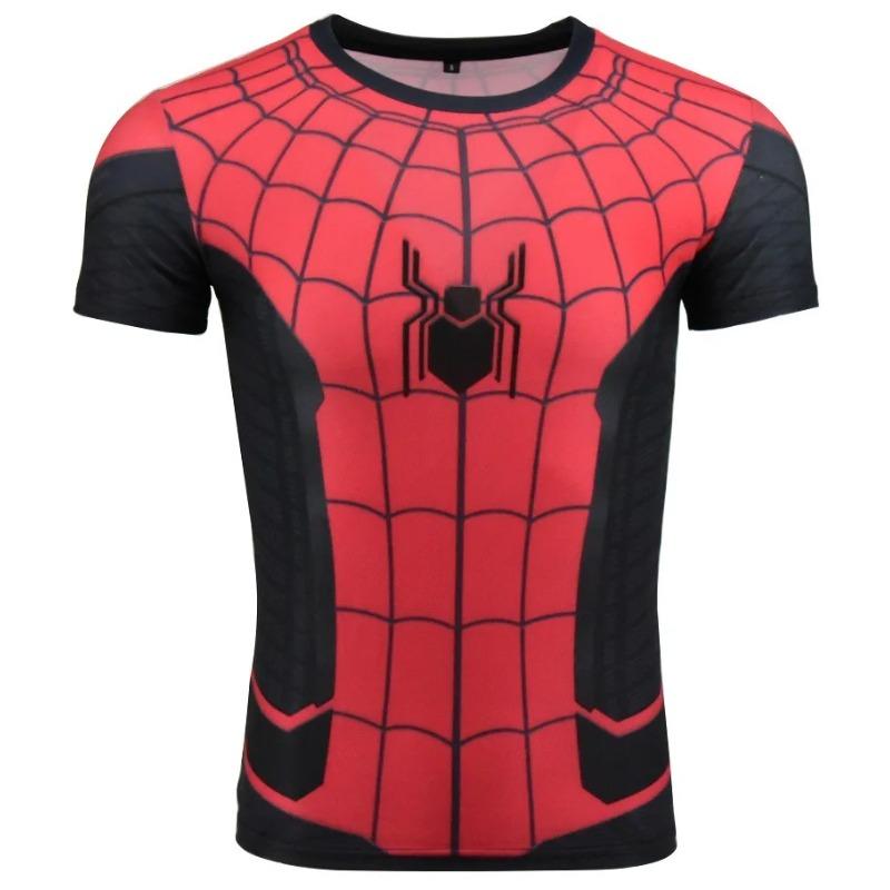 Verano 3D Digital Spider Man El Héroe Regresa Cosplay Periférico Impreso Camiseta de Moda Infantil Casual Cómoda de Manga Corta