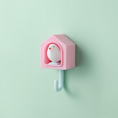 ZISIZ Cute Bird Adhesive Wall Hooks