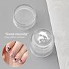 Jelly Silicone Nail Stamper With Scraper Transparent Nail Templates Stamp For Stamping Polish Printing Manicure Tools