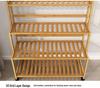 Bamboo Multi-Tier Indoor Plant Stand for Succulents and Flowers