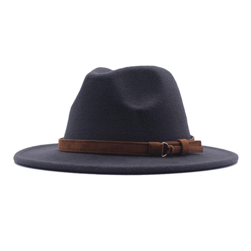 Women's Retro Wool Fedora Hat - Autumn/Winter British Style Bowler with Trendy Design
