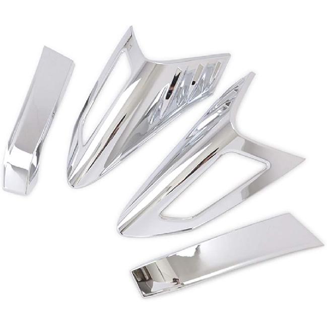 Kadore for Toyota CHR C-HR 2018-2024 Chrome Tail Light Lamp Cover Trim Bezels 4-pc
