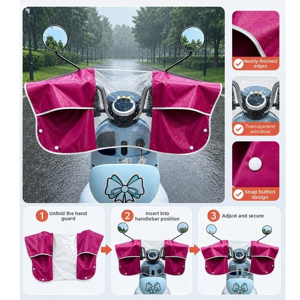 Transparent Scooter Console Waterproof Cover Dustproof Electric Scooter Rain Cover  Outdoor