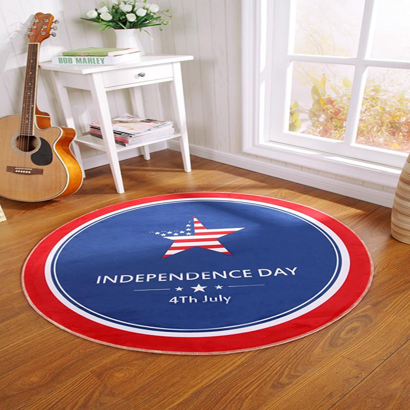 Cute Cartoon Cherry Blossom Magic Tarot Round Carpet Home Living Room Bedroom Floor Decoration Computer Chair Mat Carpet
