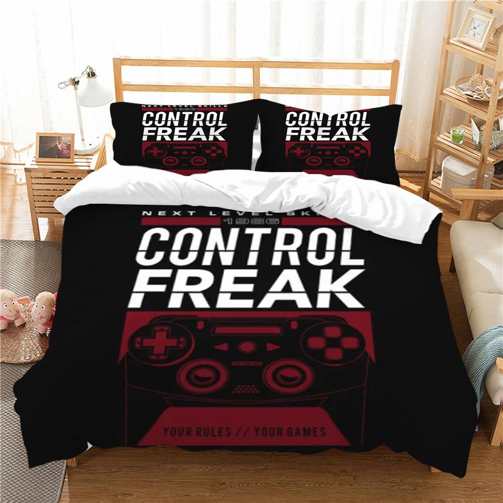 Home Bedclothes Hot Sale Kids Bedding Set Homes 3D Gamepad Design Duvet Cover Sets Pillowcase