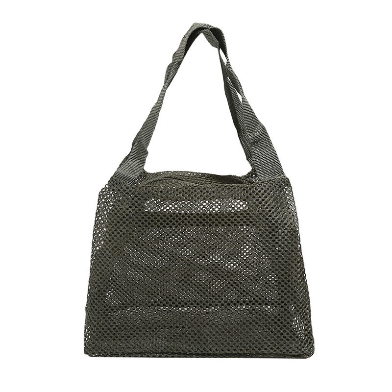 Makeup Bag Large Capacity Zip Mesh Bags With Handle Travel Toiltery Lunch Bag Portable Storage Bags Beach Swimming Wash NEW Bags