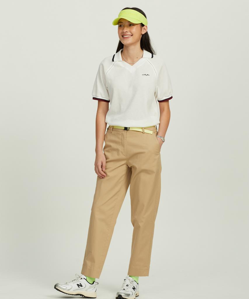 MONDAYFLOW Cotton Comfort Baggy (Belt)_Beige
