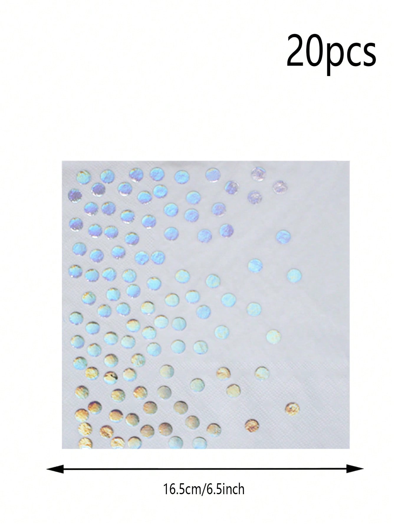 

Rainbow Party Supplies Decorations, Holographic Paper Plates and Napkins Set for Birthday Wedding Holiday Party, Christmas