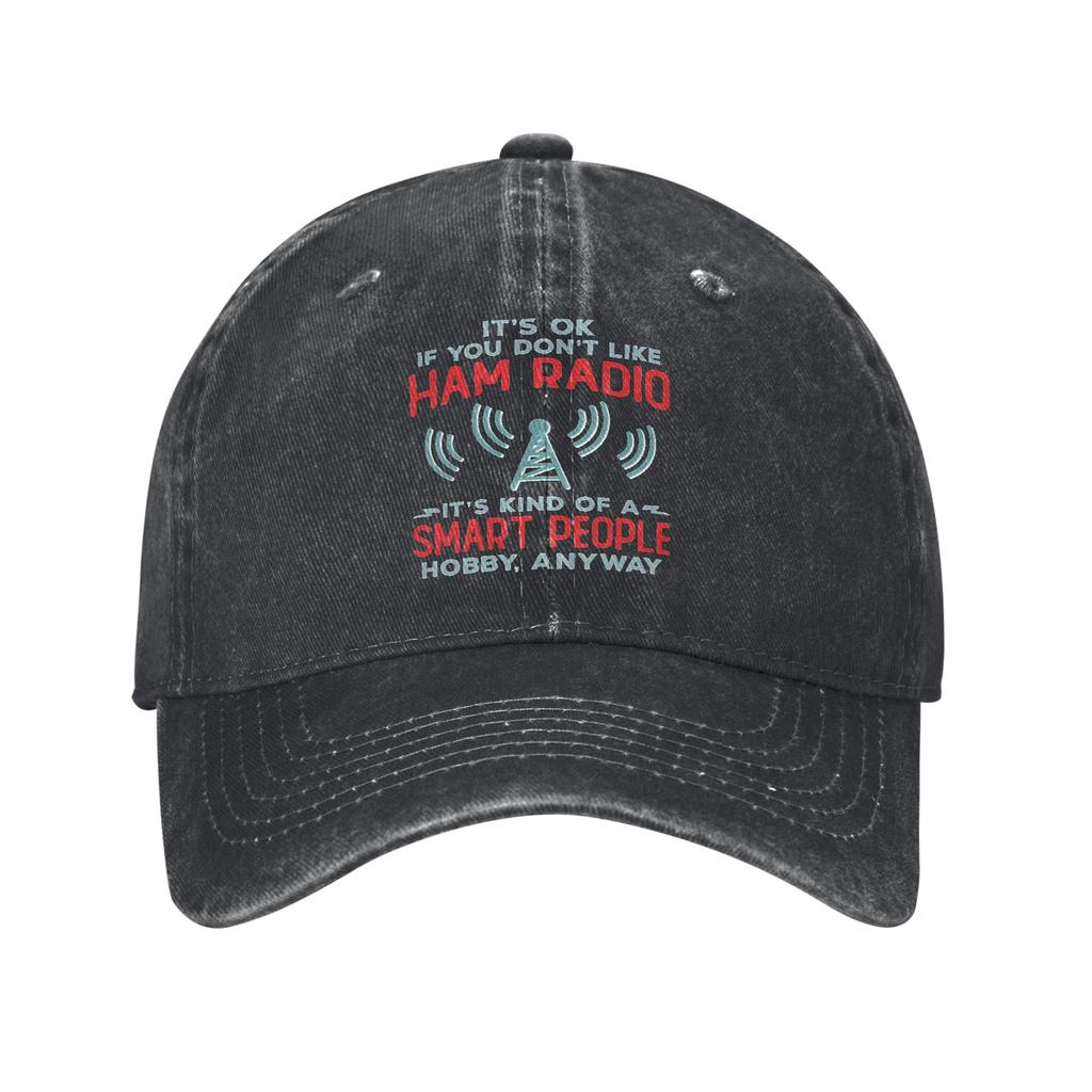 Summer Casual Baseball Cap Amateur Ham Radio Hiking Fishing Trucker Hat For Women Men Adjustable  y2k Funny Baseball Caps