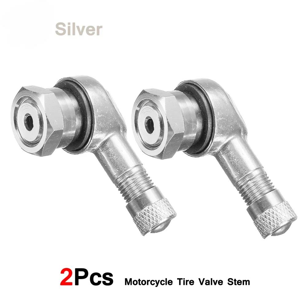 2Pcs 90 Degree Universal Motorcycle Aluminum Wheels Tire NCY Leak-proof TWPO Valve Caps CNC Motorcycle Tire Valve Stems